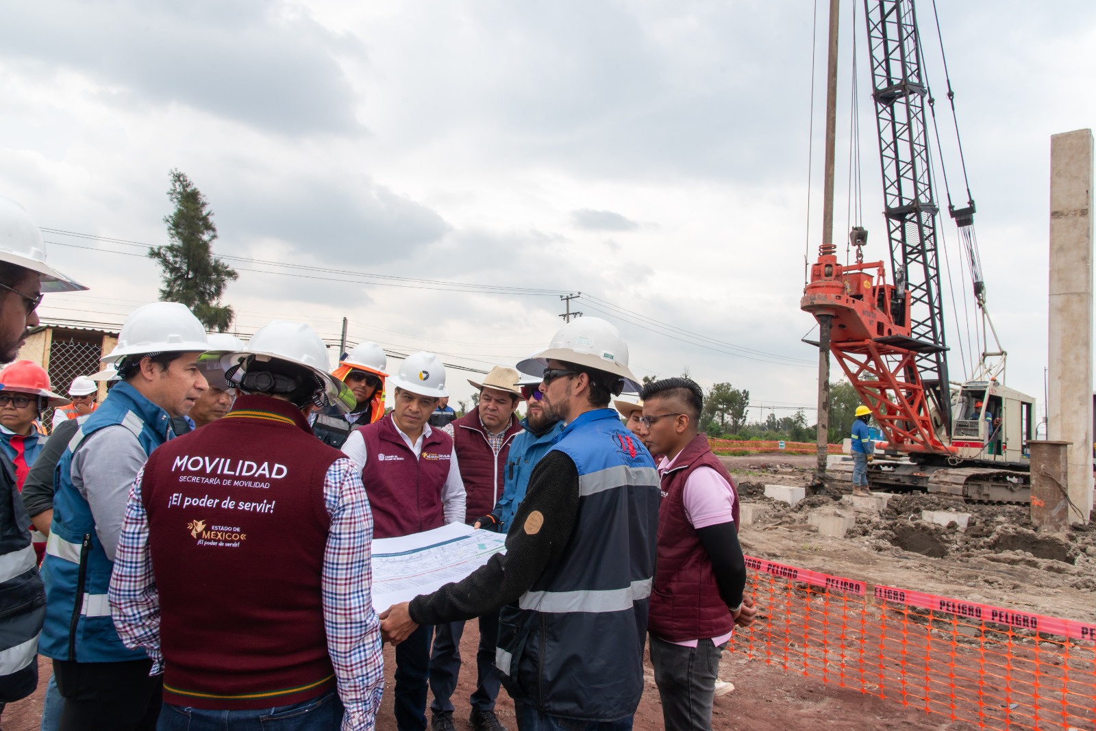 Avanza cimentación del puente vehicular Peñón Texcoco-Avenida 602 en Nezahualcóyotl