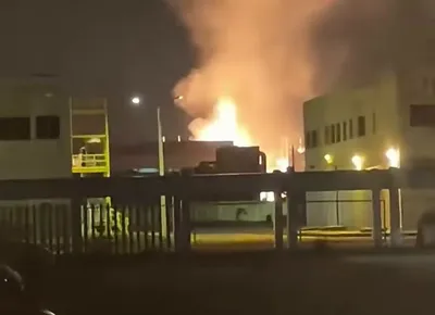 Controlan flamazo en planta de PEMEX en Coatzacoalcos; no hay lesionados