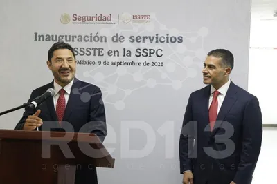 SSPC e ISSSTE inauguran complejo de servicios médicos, de prestaciones, vivienda y pensiones para el personal de seguridad