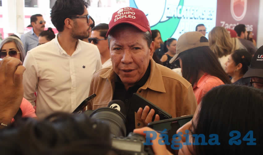 Con oferta de mil vacantes, Gobernador David Monreal encabeza Feria del Empleo para el Progreso de Zacatecas