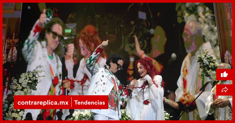 Álex y Chela Lora renuevan sus votos en concierto