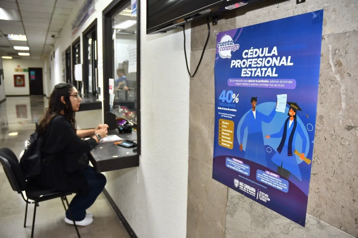 Chihuahua ofrece 40% de descuento en trámites de cédula profesional ...