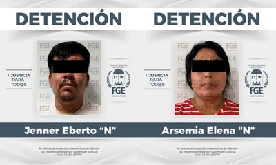 Detienen a un hombre y una mujer por presunto narcomenudeo en Bonfil