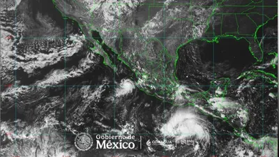 Se formó la depresión tropical Veintiuno-E en el Pacífico sur mexicano