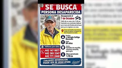 Buscan a Don Coco, Adulto Mayor de 89 Años Desaparecido en un Cerro de Querétaro