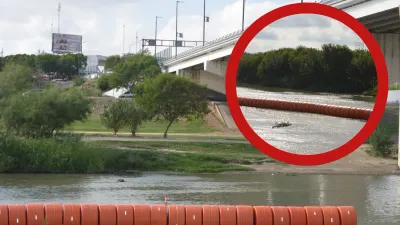 Instalan boyas fronterizas en el río Bravo