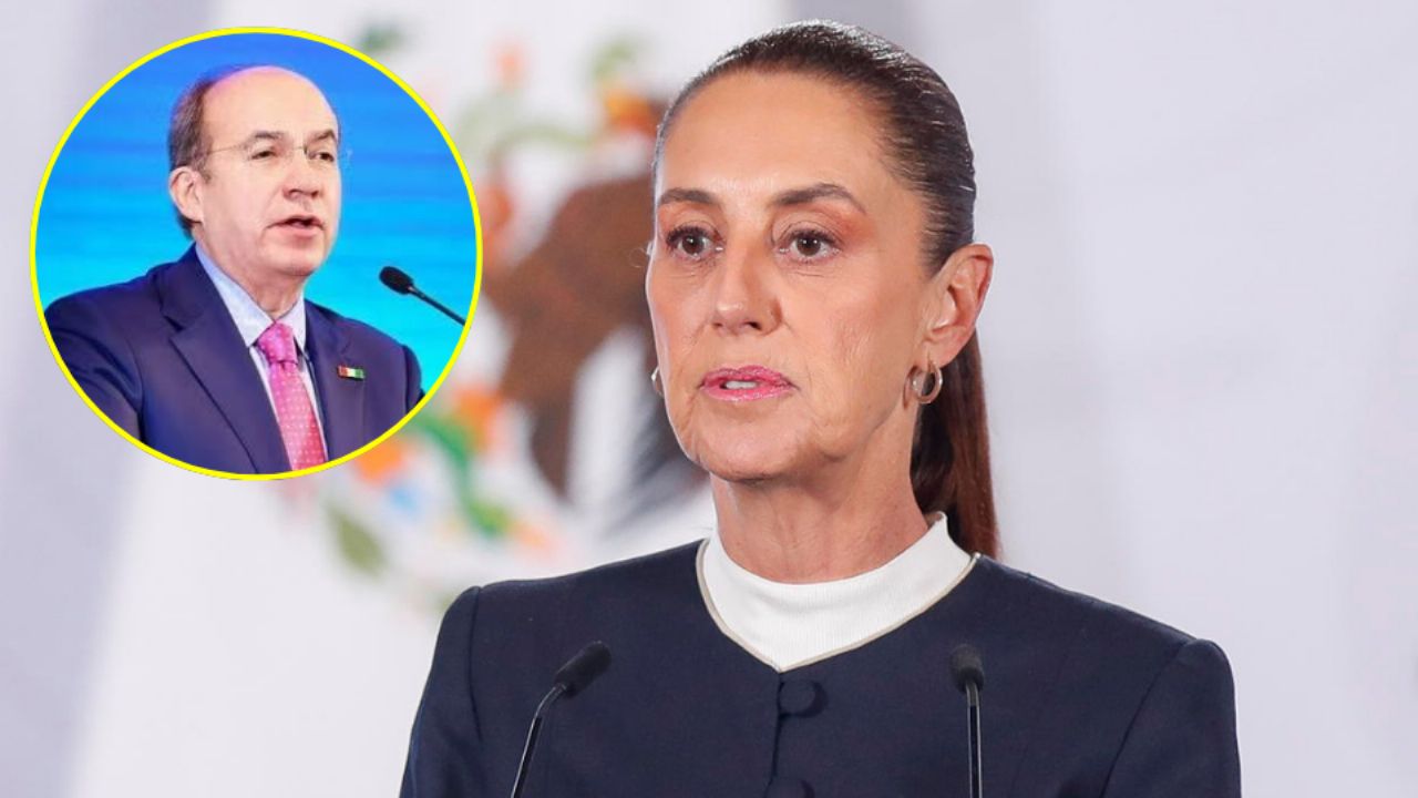 Descarta Sheinbaum que Felipe Calderón aparezca en red de lavado de García Luna